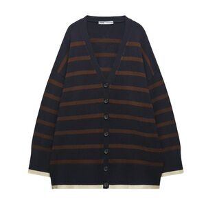 NWT Zara Striped Cardigan
